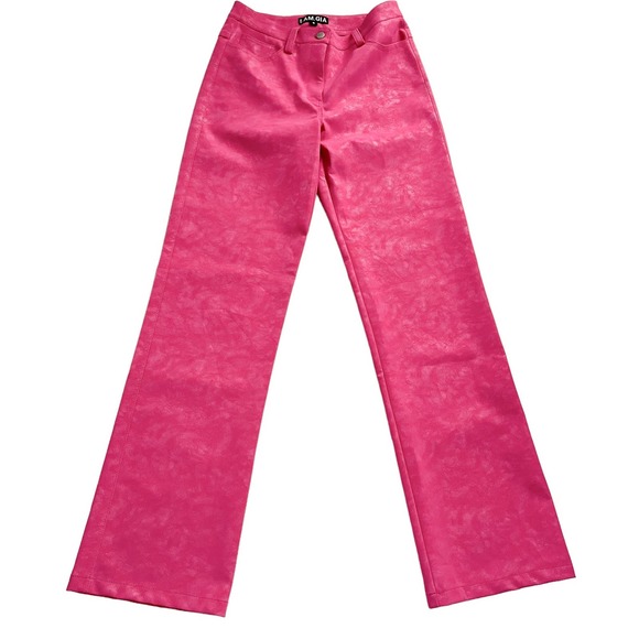 I.am.Gia BARBIE PINK Faux Leather Pants Women Size Small - Picture 4 of 15